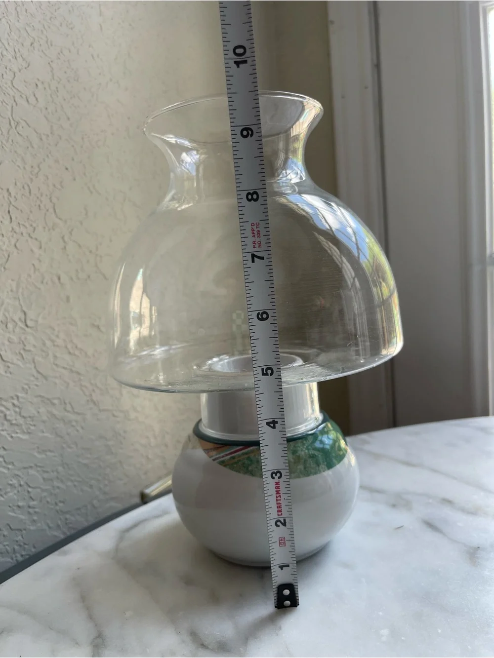Noritake Stoneware ‘New West’ Hurricane Lamp